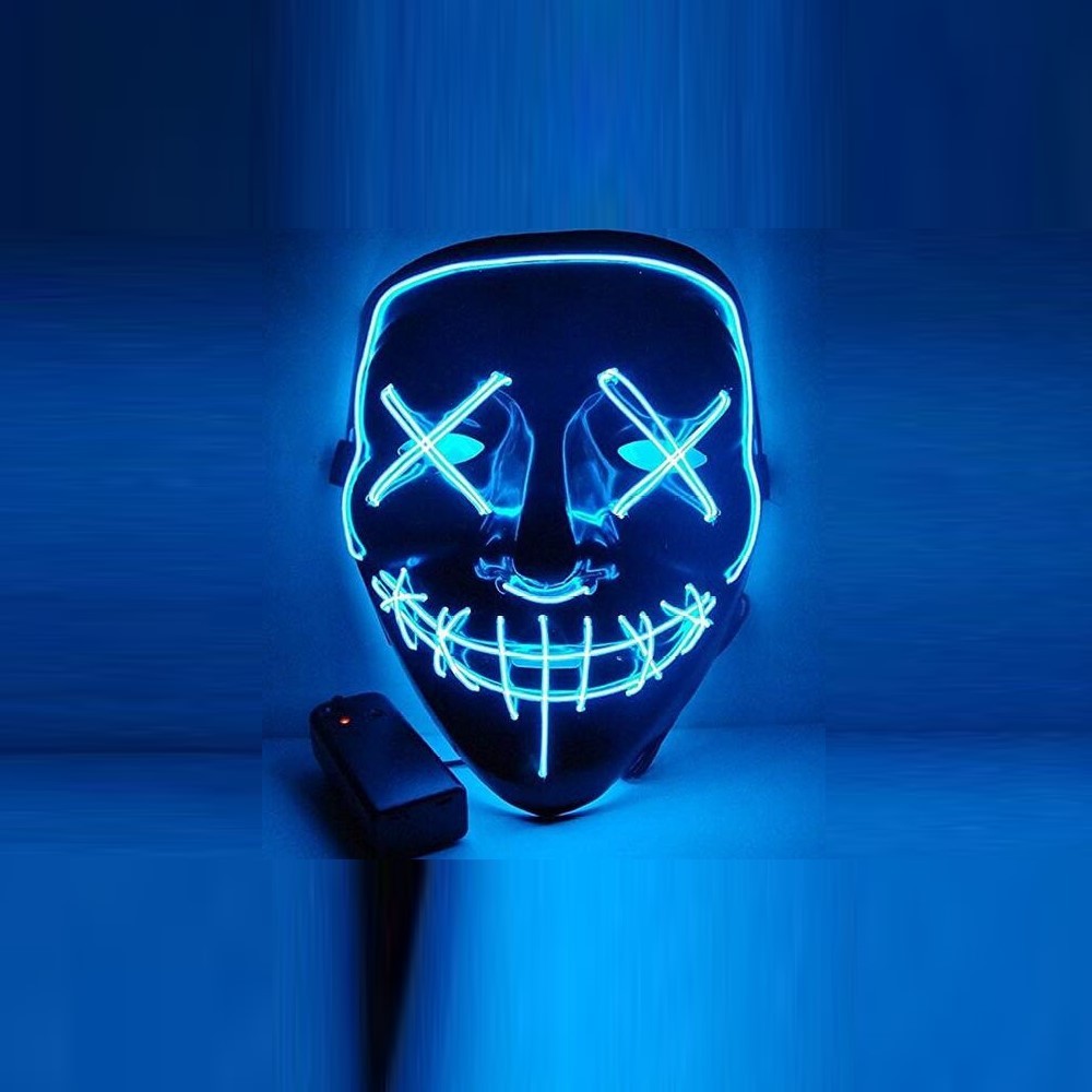 Mask LED Light up Purge Mask for Festival Cosplay Costume