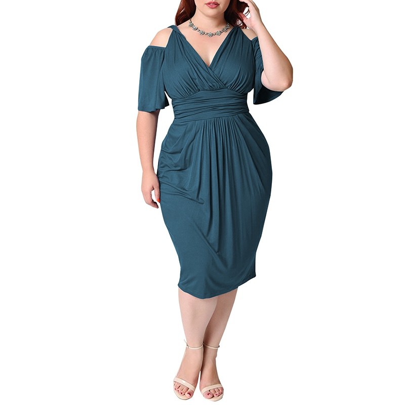 Sexy Elegant Off Shoulder Tight Waist Dress