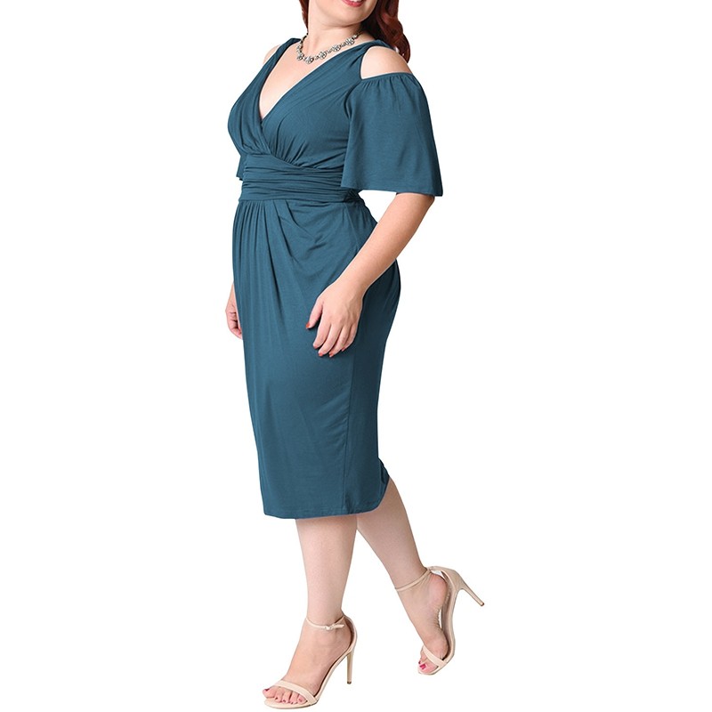 Sexy Elegant Off Shoulder Tight Waist Dress