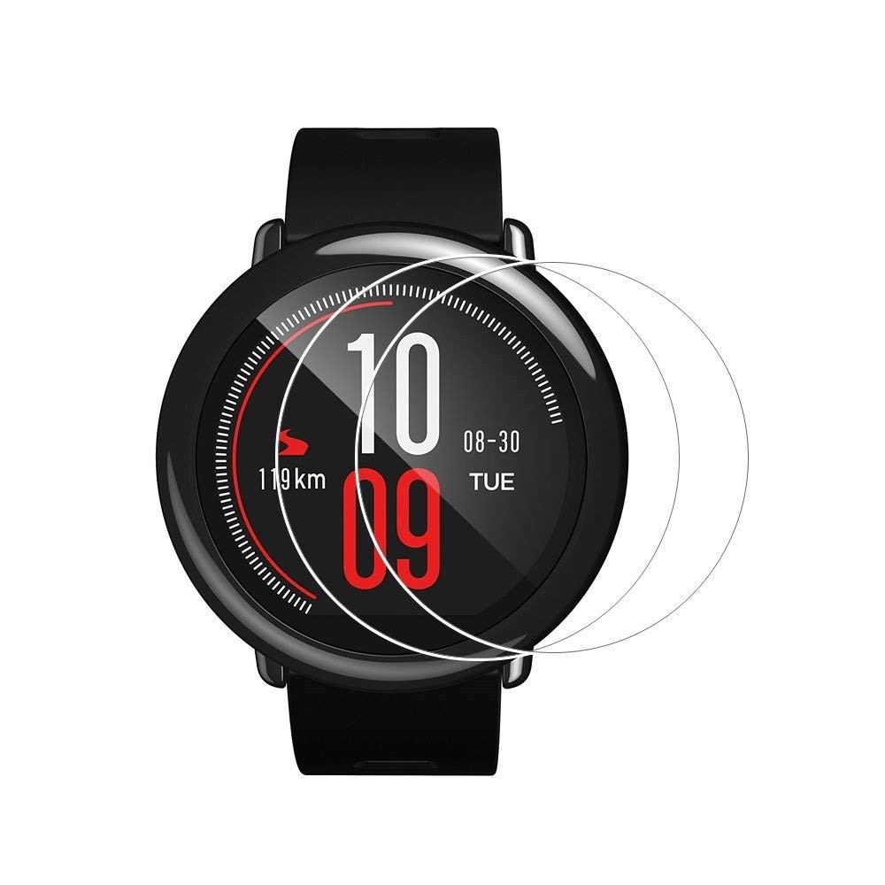 2PCS  9H 0.26mm Tempered Glass Screen Film for Xiaomi Huami Amazfit Smartwatch