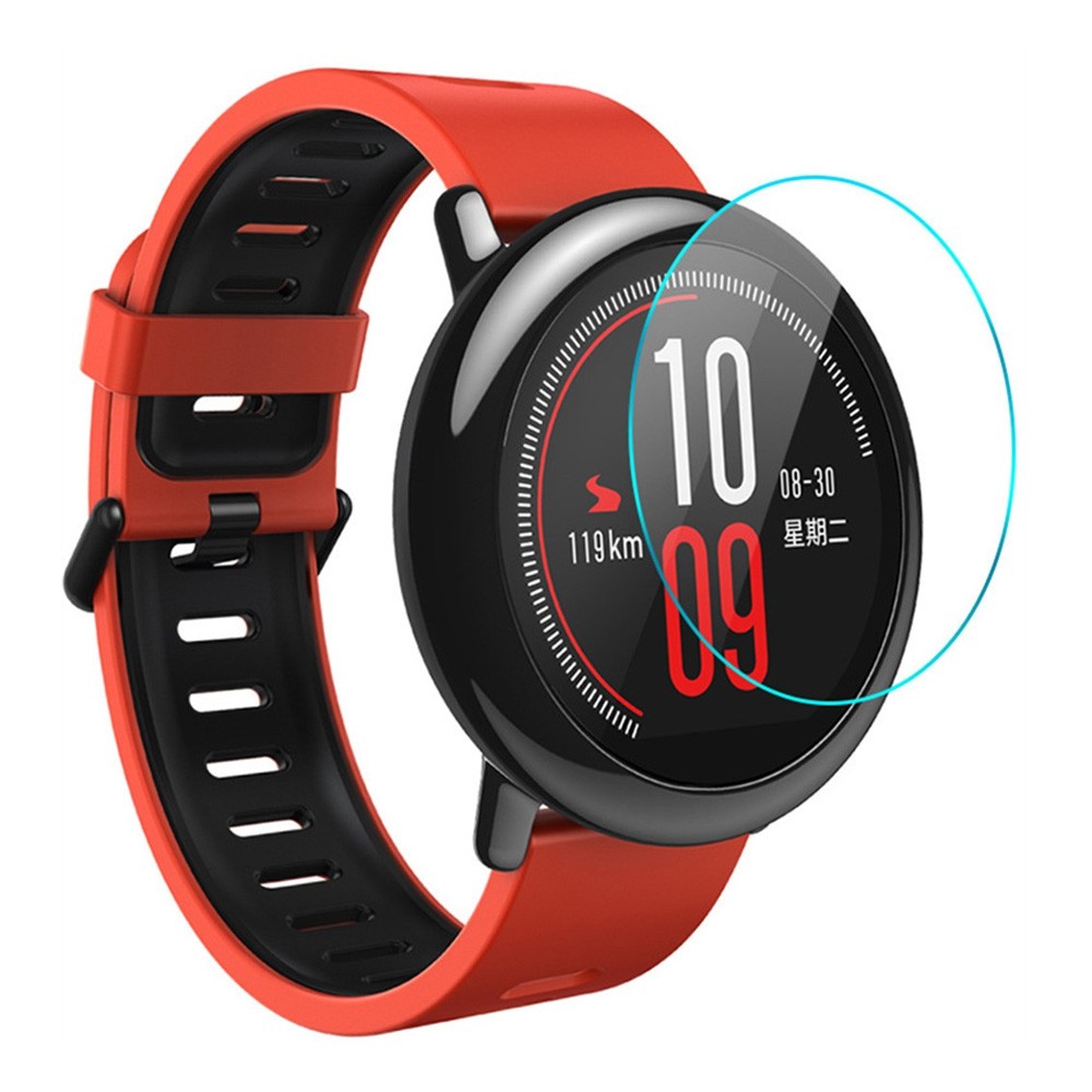 2PCS  9H 0.26mm Tempered Glass Screen Film for Xiaomi Huami Amazfit Smartwatch