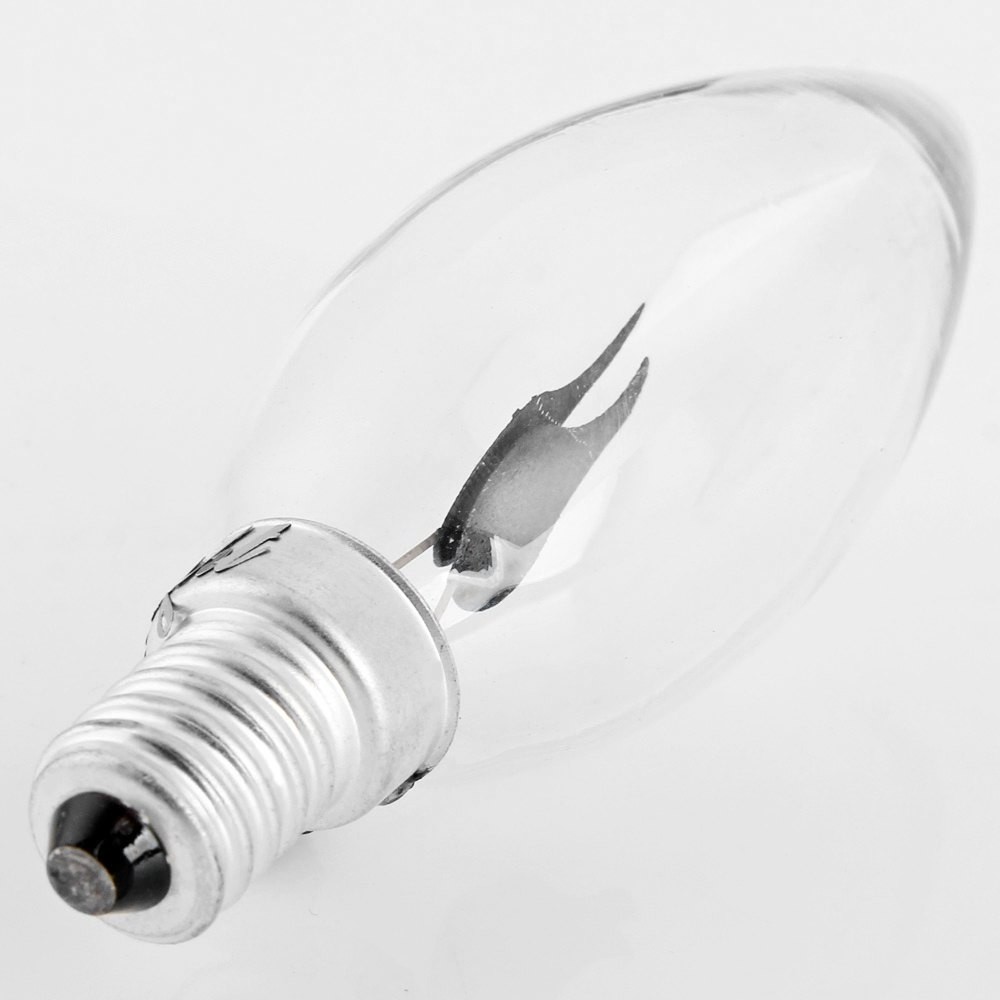 YouOKLight 1.6W E14 120Lm 220V Flicker Flame Light Bulb Red Light LED Corn Lamp