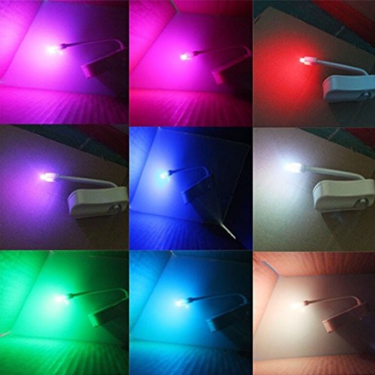 Toilet Seat Sensor Light Bathroom LED Nightlight Lamp