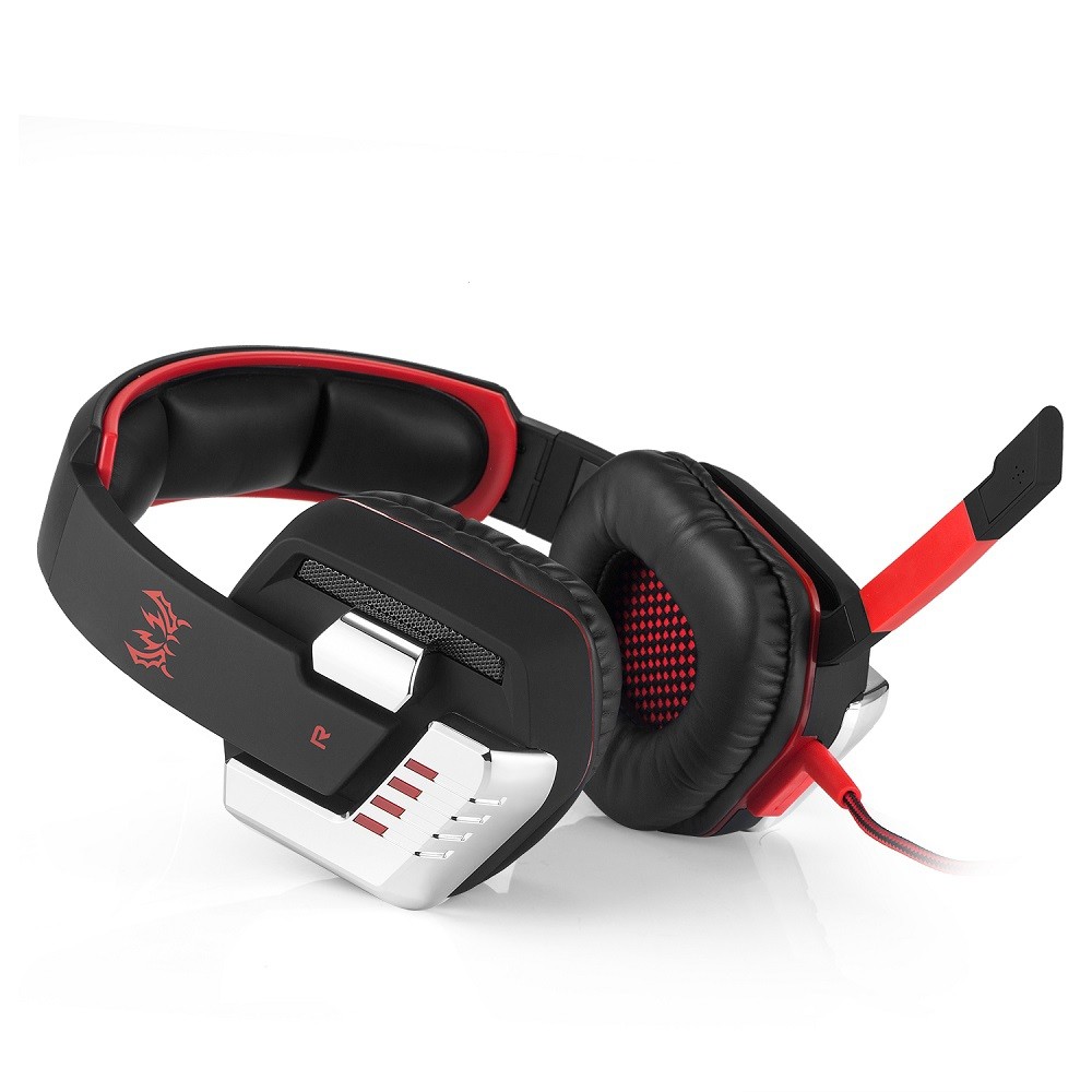 EACH G8200 Gaming Headphone 7.1 Surround USB Vibration Game Headset Headband Earphone with Mic LED Light for PC Gamer
