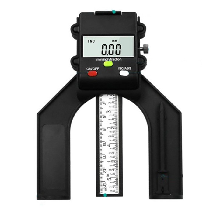 Professional Woodworking Digital Height Gauge Depth Ruler