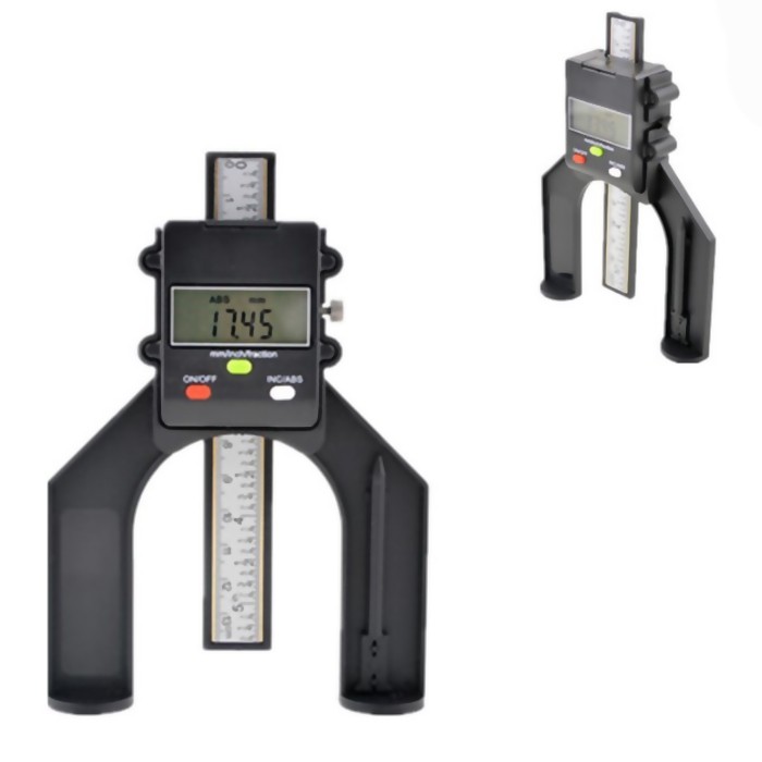 Professional Woodworking Digital Height Gauge Depth Ruler