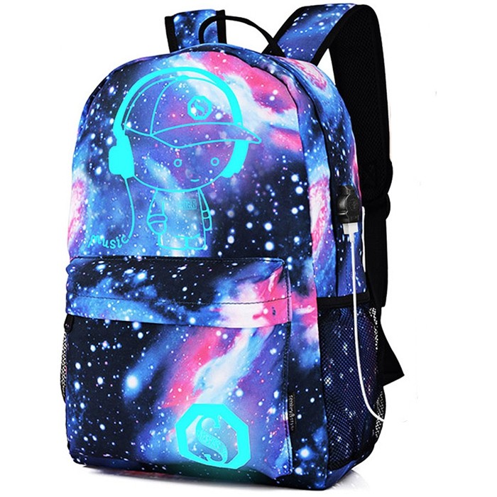 Stylish Durable Breathable Luminous Laptop Backpack for Men