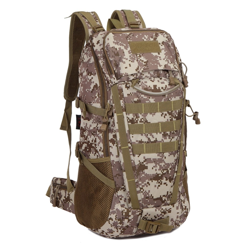 FLAMEHORSE Outdoor Camouflage Travel Mountaineer Backpack 55L Large-capacity Exercises Backpack