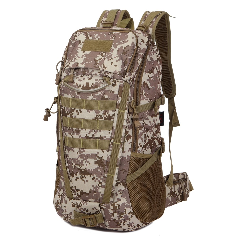 FLAMEHORSE Outdoor Camouflage Travel Mountaineer Backpack 55L Large-capacity Exercises Backpack