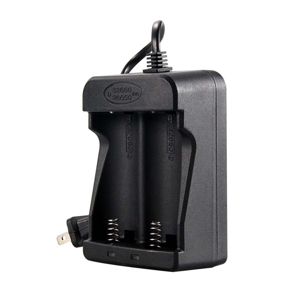 UltraFire 18650 26650 32650 US Standard Dual-Slot Lithium Battery Charger
