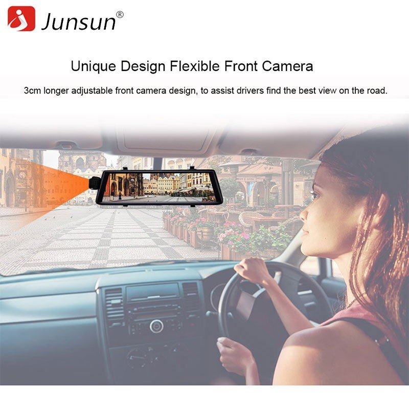 Junsun A900 Car DVR Camera 3g Android 5.0 Video Recorder Dual Lens FHD 1080p GPS