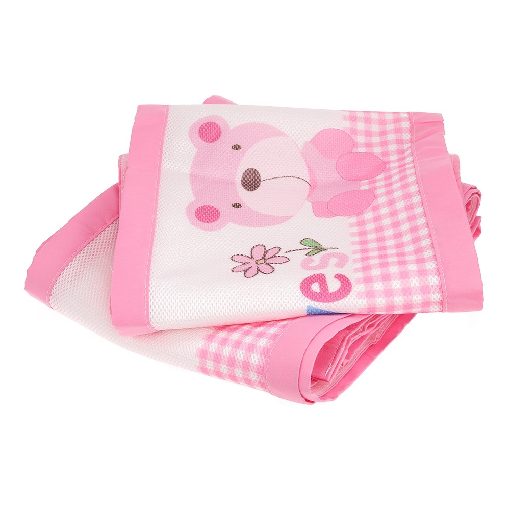 Baby Bed Crib Bumper Breathable Infant Kids Bedding Set