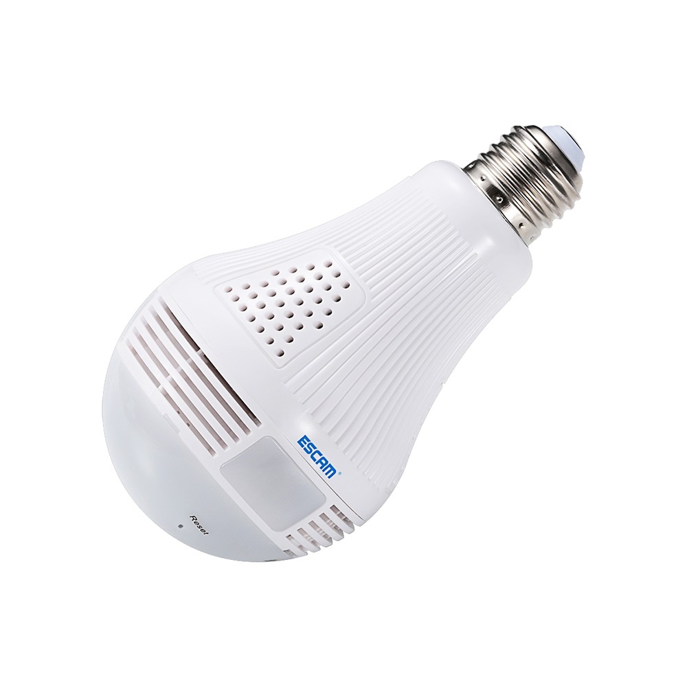 ESCAM QP136 960P WiFi IP Bulb Camera 360 Degree Panoramic H.264 Infrared Indoor Remote Control Motion Detection