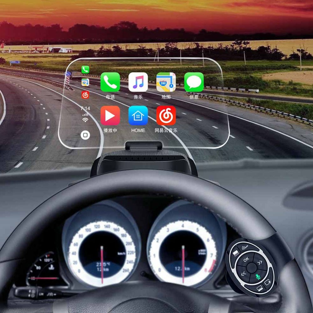 HUD001 Smart Car HUD Head-up Display Real-time Phone Screen Projection