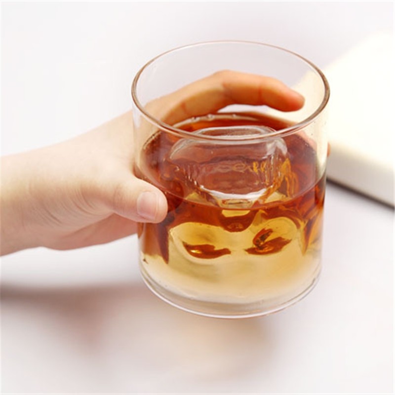 Magic Transparent Glass Skull Mugs Coffee Cups
