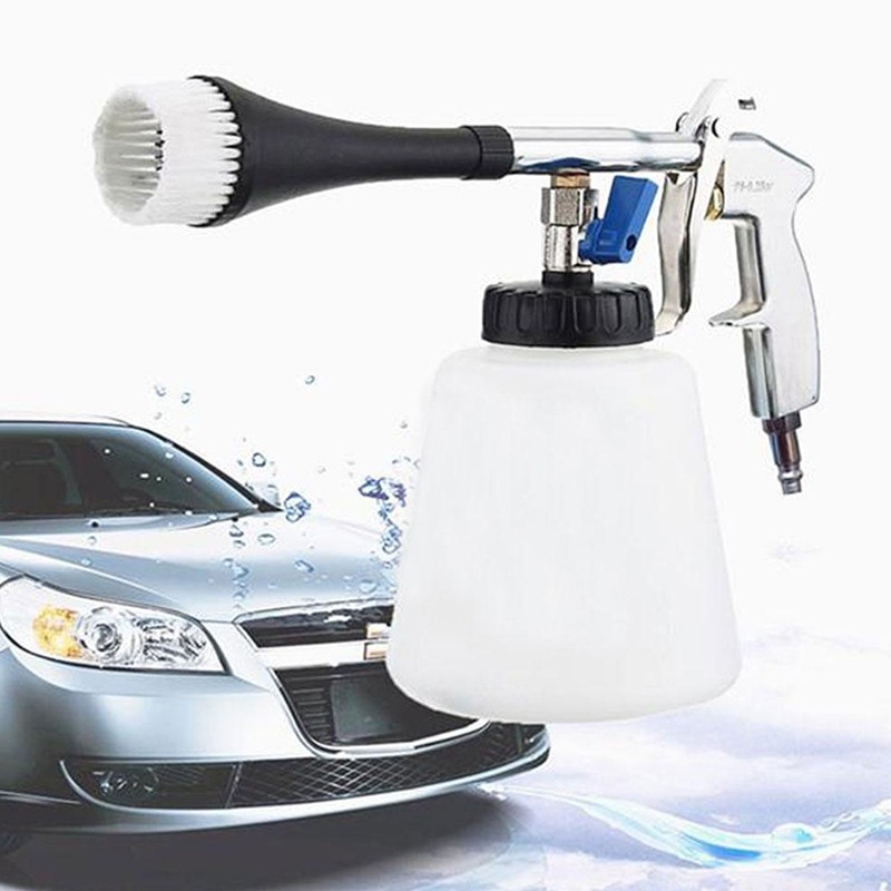 Air Pulse Tornado Gun Surface Cleaning Foam Tool with Brush