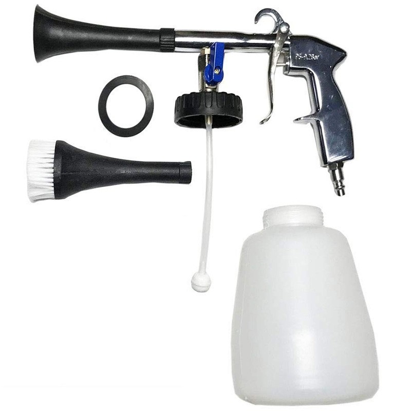 Air Pulse Tornado Gun Surface Cleaning Foam Tool with Brush