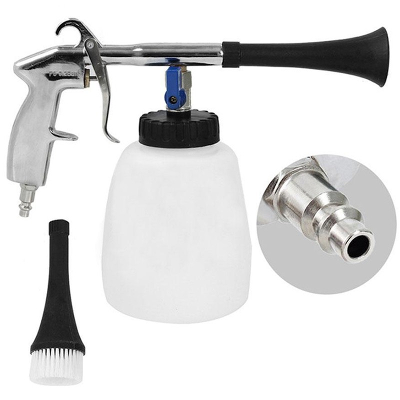 Air Pulse Tornado Gun Surface Cleaning Foam Tool with Brush