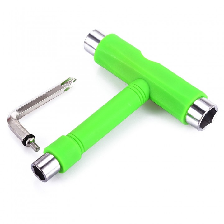 Skateboard Tool Metal Skate T-tool All In One