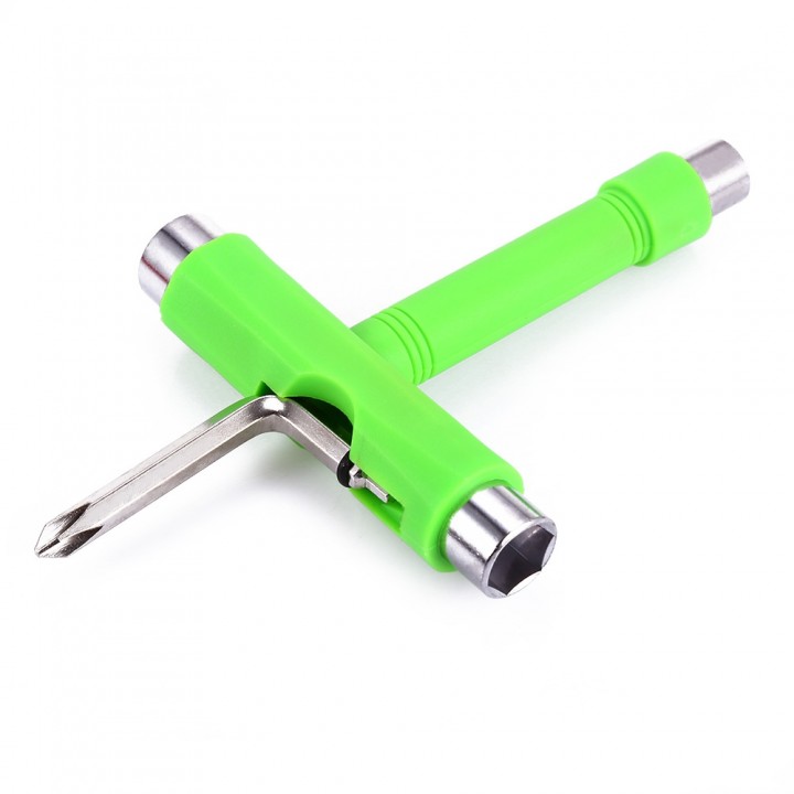 Skateboard Tool Metal Skate T-tool All In One