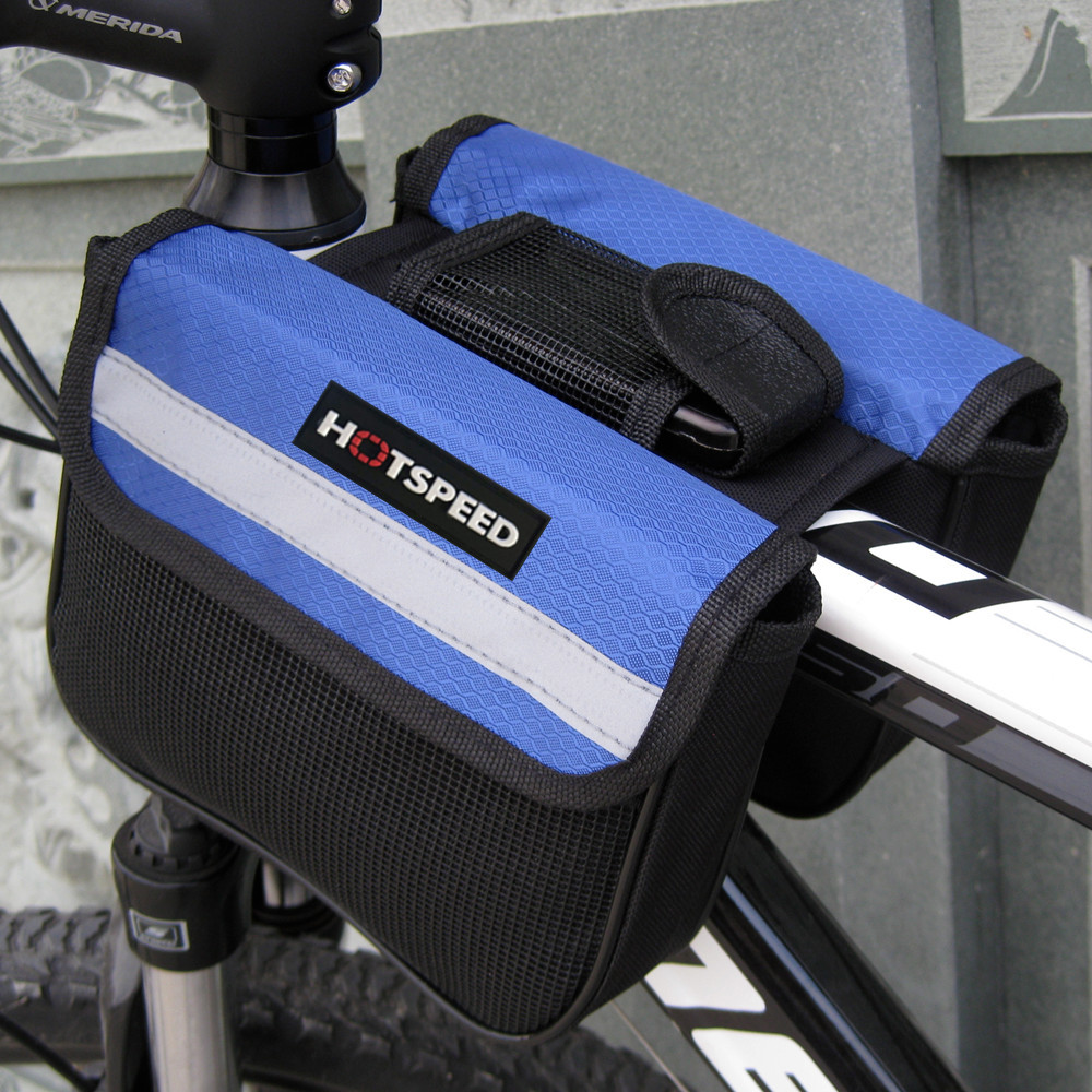 Outdoor sports bike riding bag mountain bike saddle bag bicycle front beam bag