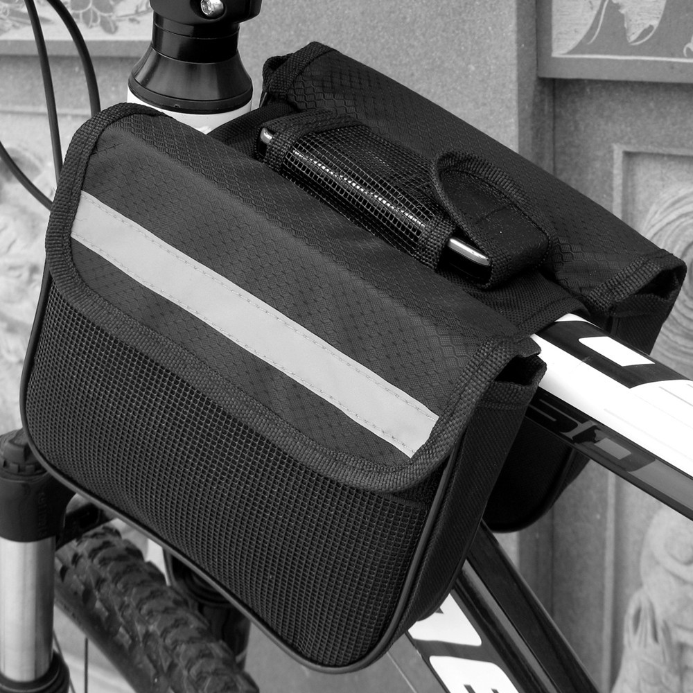 Outdoor sports bike riding bag mountain bike saddle bag bicycle front beam bag