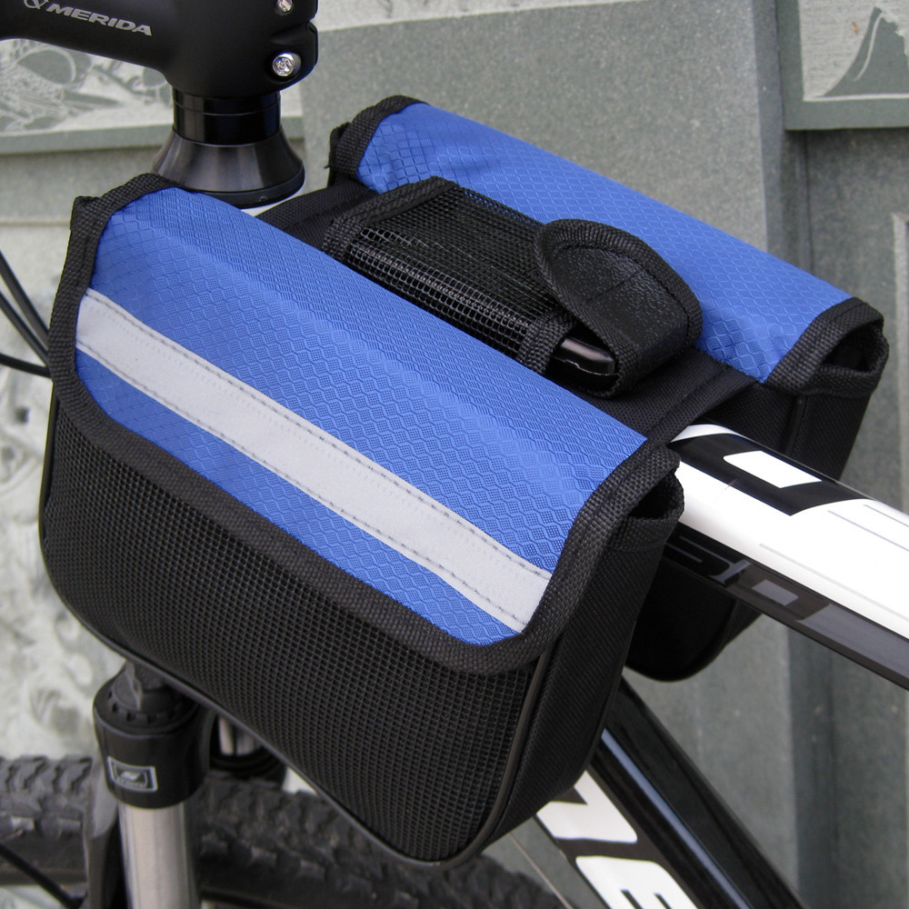 Outdoor sports bike riding bag mountain bike saddle bag bicycle front beam bag