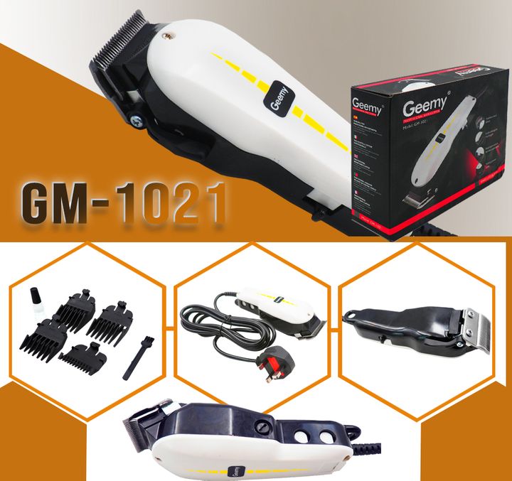 Geemy 10w Shaving Wired Machine Shaver Gm 1021 White Normal