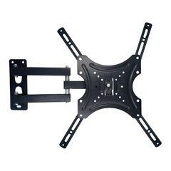 TV Wall Mount TV Stand 14″-55″ Steel Material Fixed - Swivel Solid Wall Black Black