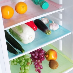 4Pcs/set Fridge Waterproof Mats Refrigerator Pad Table Cabinet Antibacterial Pad Kitchen Kitchenware Green 4pcs(45*30)