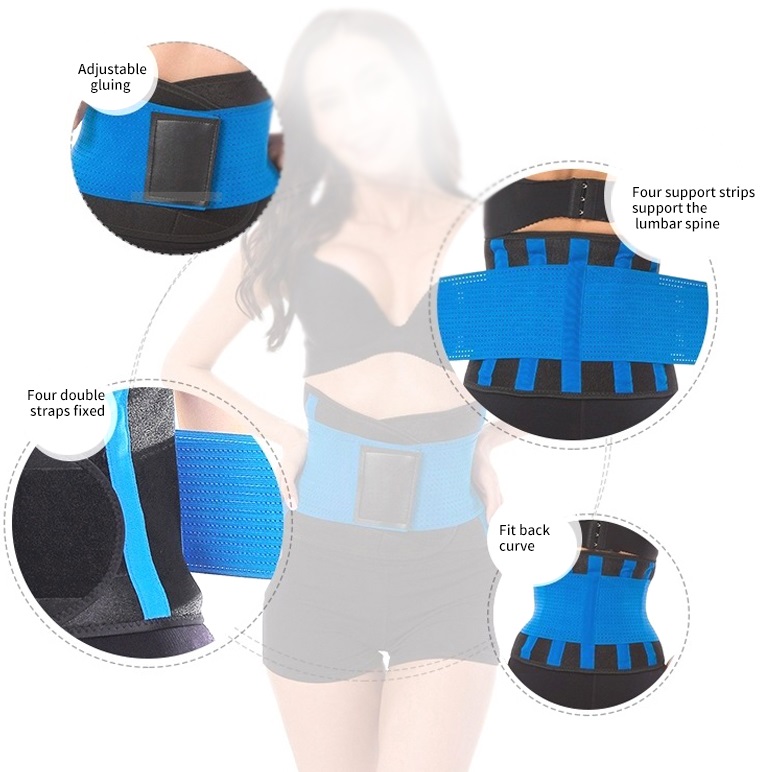 Waist Trainer Slimming Belt Slim Body Shaper Corset Trimmer Sport Gym Fat Burner Elastic Shapewear Women Ladies Tummy Belly Slim Belt Band Body Building Sheath Flat Girdle Postpartum Control Wrap