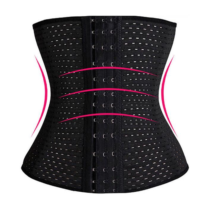 Waist Trainer Slimming Belt Slim Body Shaper Corset Trimmer Sport Gym Fat Burner Elastic Shapewear Snug Fit Women Ladies Belly Slim Belt Band Body Building Sheath Flat Girdle Postpartum Control Wrap