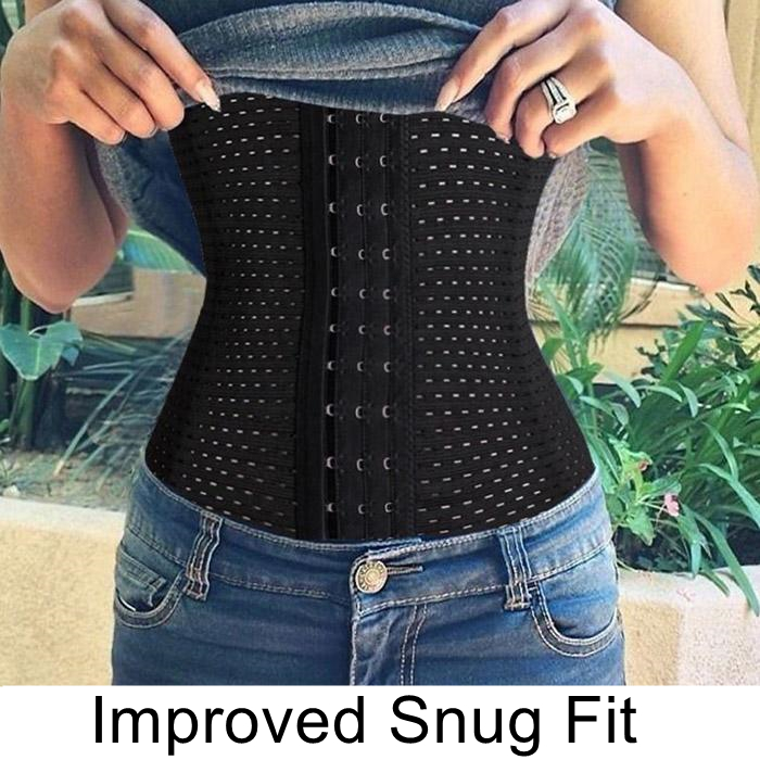 Waist Trainer Slimming Belt Slim Body Shaper Corset Trimmer Sport Gym Fat Burner Elastic Shapewear Snug Fit Women Ladies Belly Slim Belt Band Body Building Sheath Flat Girdle Postpartum Control Wrap