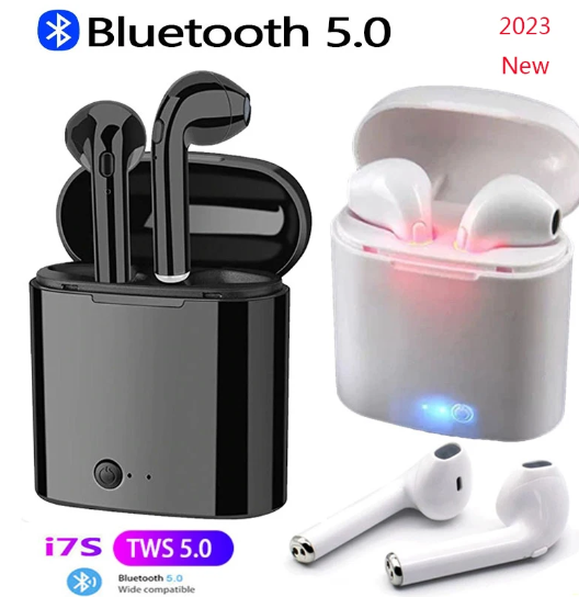 i7s Bluetooth Earphones Wireless Stereo Ear Phone Earphone Earbuds  For Android IOS Airpod Waterproof With Charging Box