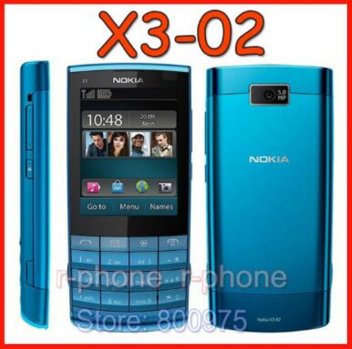 Refurbished Nokia X3-02 3G Mobile Smart Phone 5.0MP