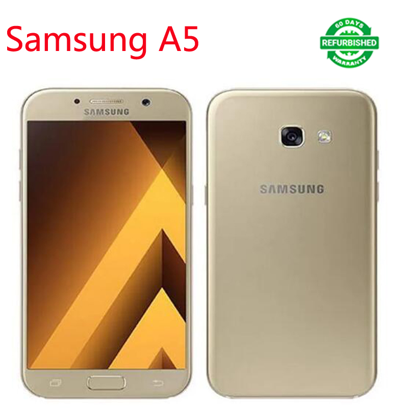 Refurbished  Samsung Galaxy A5 2017 A520F Smart Phone LTE Android phone Octa Core 5.2&quot; 16MP Camera