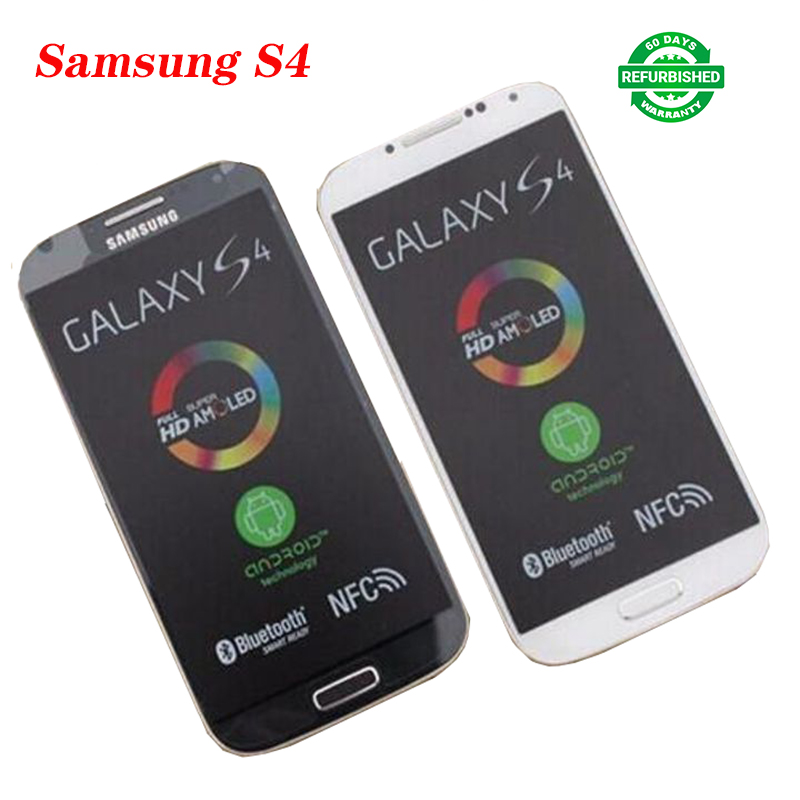 Refurbished Samsung Galaxy S4 i9500 5.0 inch Smart Phone Quad Core 2GB RAM 16GB ROM 13MP 3G 4G LTE