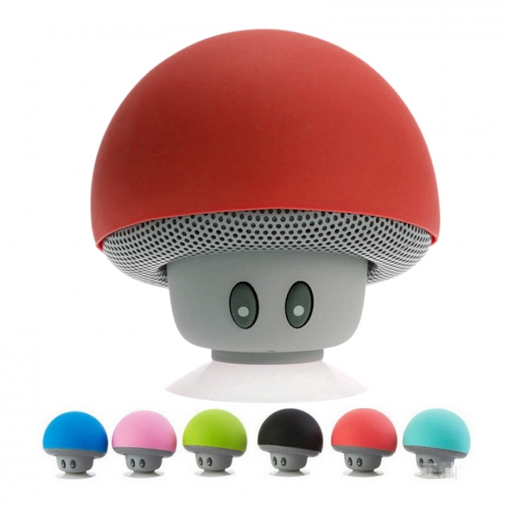 Portable Mini Mushroom Wireless Bluetooth Speaker Waterproof Shower