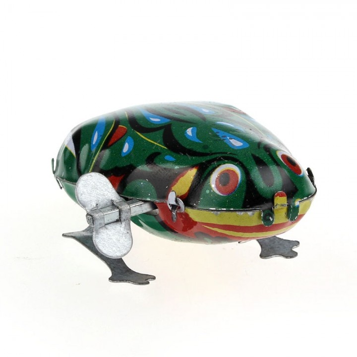 Retro Jumping Frog Tin Toys  Vintage Classic Educational  Gift For Children