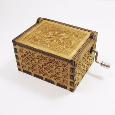 Mini Music Box Harry Potter Engraved Wooden Music Box