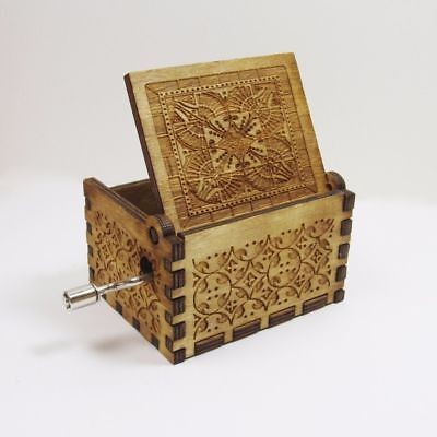 Mini Music Box Harry Potter Engraved Wooden Music Box