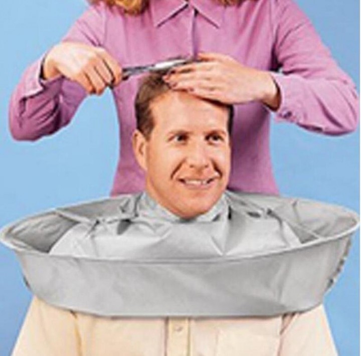 2 pcs Waterproof Middle Size Hair-cutting Clothes Hair Dye Clothes Barber&apos;s Cloak