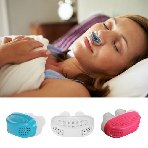 2 pcs Relieve Snoring Nose Snore Stopping Breathing Apparatus Guard Sleeping Aid Mini Snoring Devic
