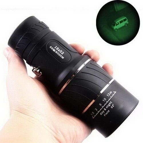 Sport Camping Telescope Handheld Day &amp; Night Vision 16x52 HD Optical Monocular Hunting Hiking