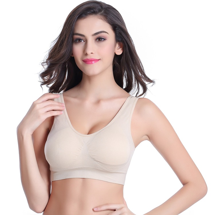 5PCS Genie Bra With Removable pads Size M/L/XL/XXL Double Fabric