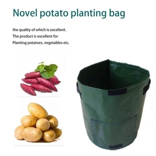 Newcomdigi Home Gardening PE Planting Bag Vegetable Potato Tomato