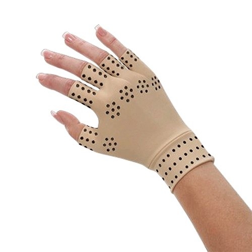 Magnetic Therapy Fingerless Gloves Arthritis Pain Relief Heal Joints