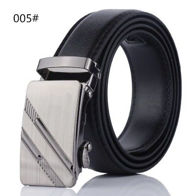 As Seen As On TV Comfort Click Belt Imitation Leather With Steel Black For Men