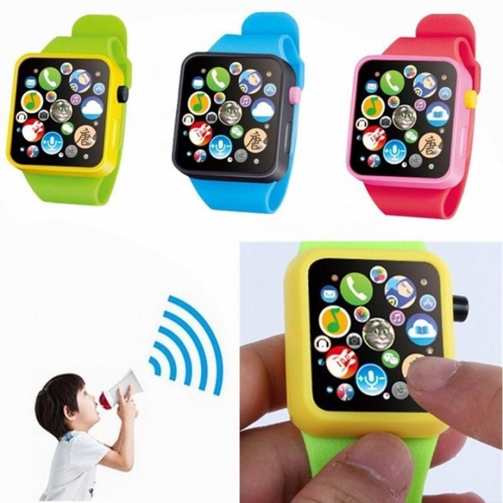 Children Kids Early Education Toy Wrist Watch 3D Touch Screen Music Smart Teaching Baby