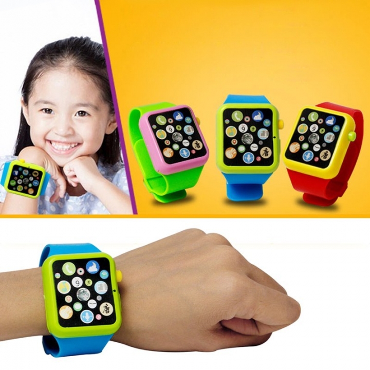 Children Kids Early Education Toy Wrist Watch 3D Touch Screen Music Smart Teaching Baby